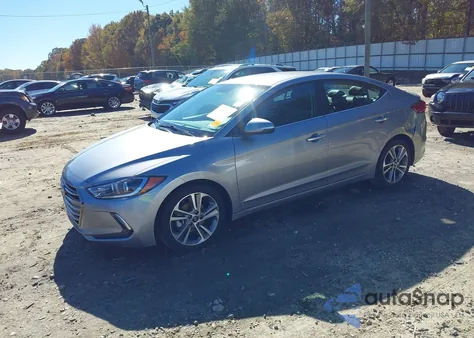 2017 Hyundai Elantra Limited from USA, damaged, VIN 5NPD84LF8HH079059